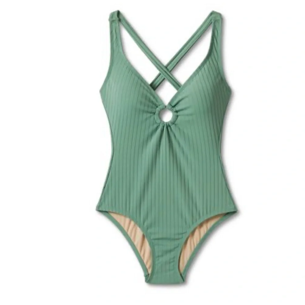 Kona Sol One Piece Swimsuit Great Coverage Brand New Size M - Picture 1 of 2
